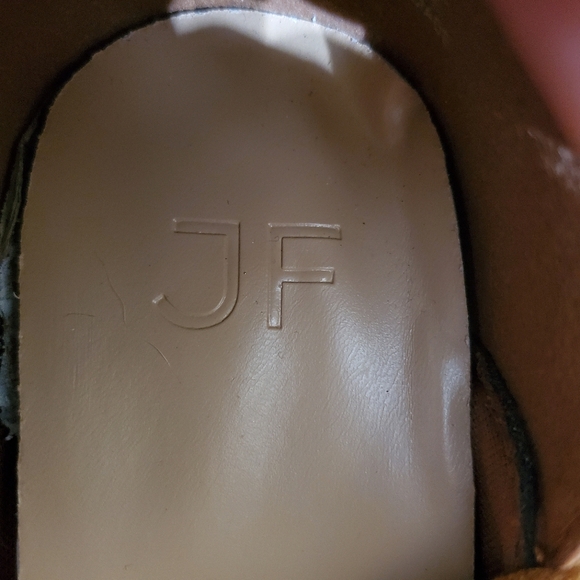 JUST FAB Matte Back Tie Bootie Size 8 Heel Boot Camel Tan Color - Picture 5 of 10